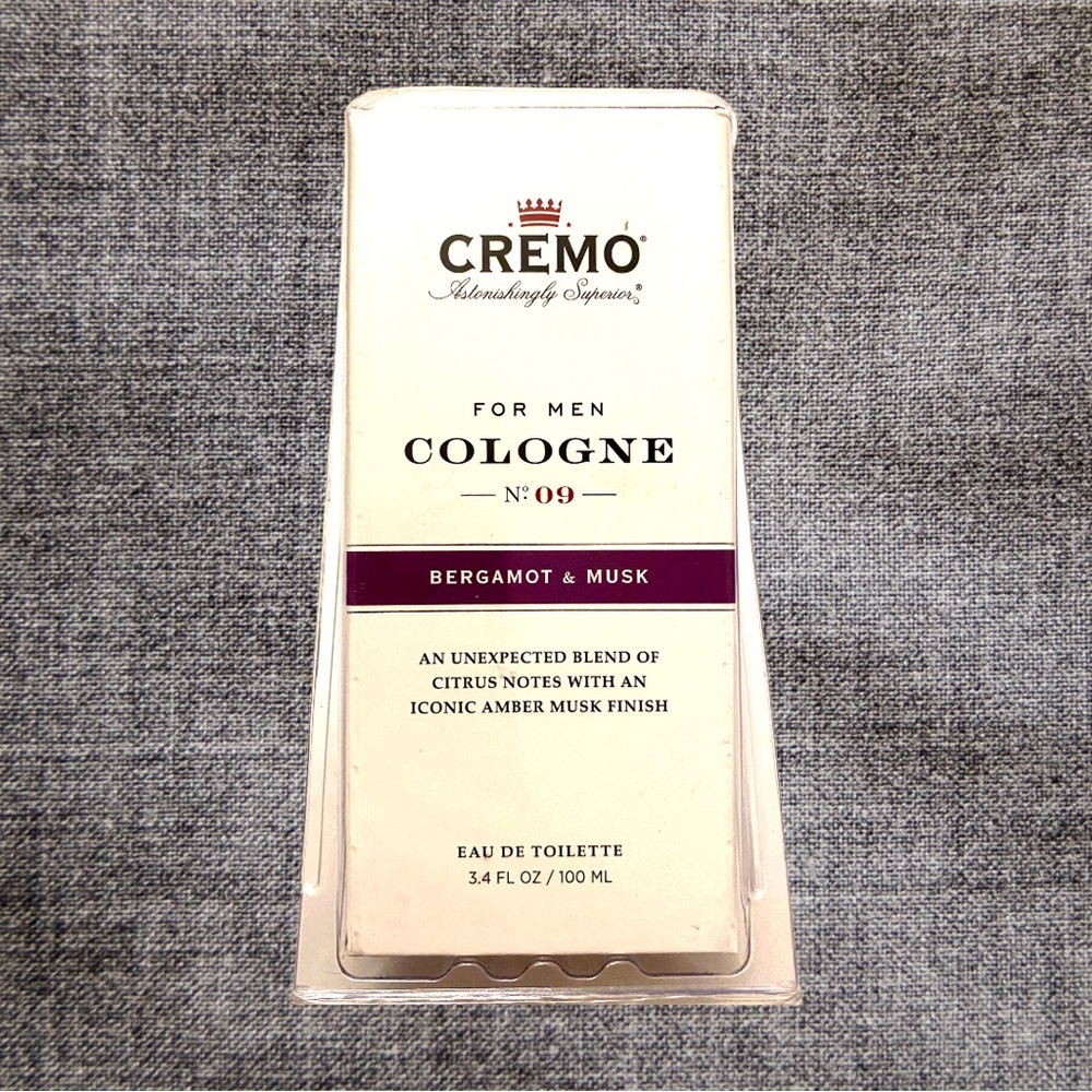 Cremo Bergamot and Musk 3.4 oz / 100 mL Eau De Toilette Spray NEW - Discontinued - Picture 10 of 10